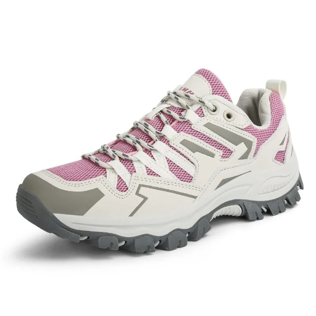 View of Women’s Orthopedic Trail Hiking Shoe with Lace-Up Front, Breathable ...