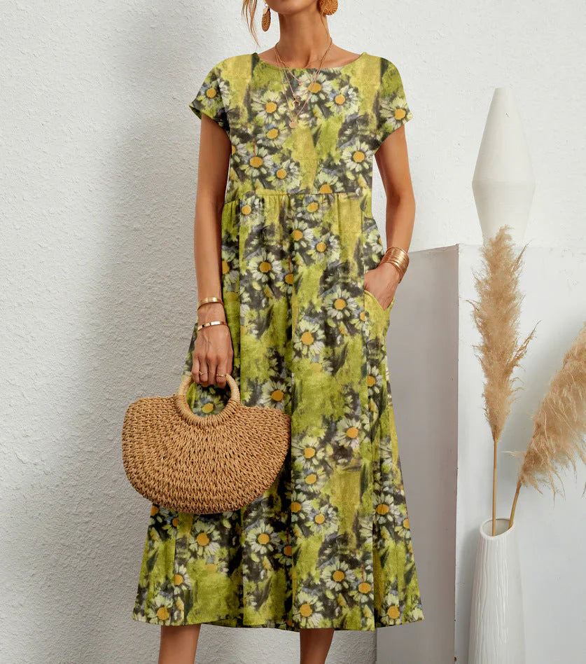 Samantha - Boho Midi Dress