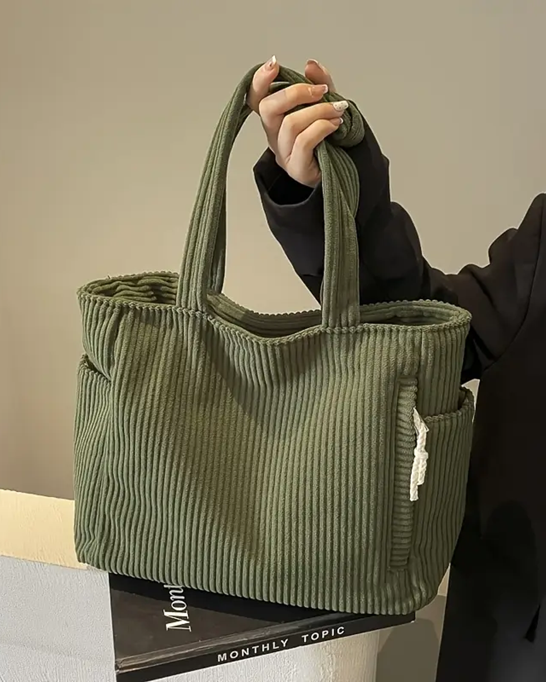 Schoudertas voor Dames, PU-leren Tas met Kleine Tas, Verstelbare Riem, voor Dagelijks Gebruik (Rechthoekig