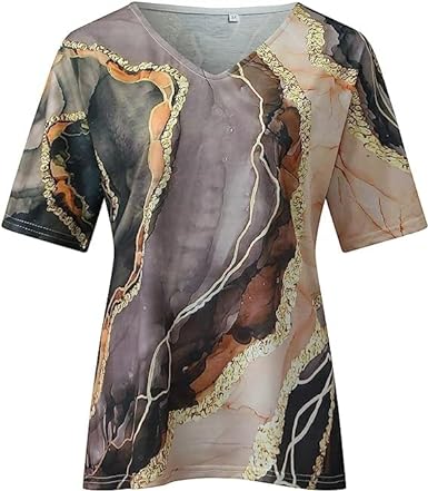 Hazel - Boho V-Neck T-Shirt