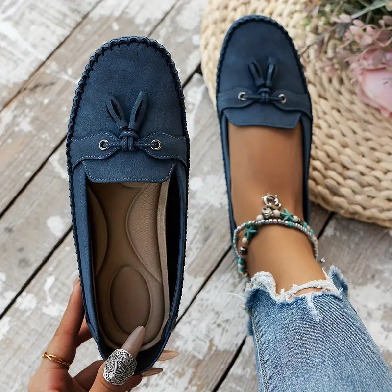 Reagan - Classic Bow Loafers