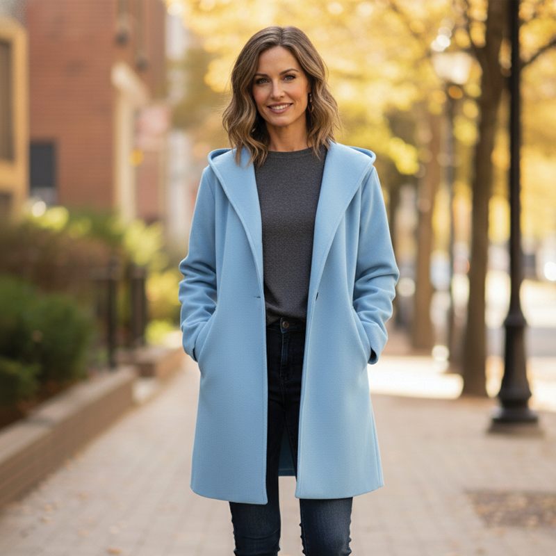 Erin – Oversized Hooded Coat