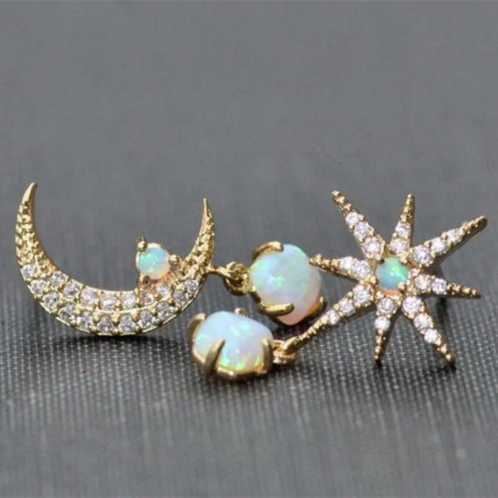 Lori - Moon Star Earrings