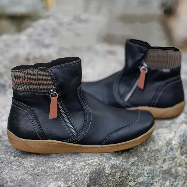 Laurie - Faux Fur Ankle Boots