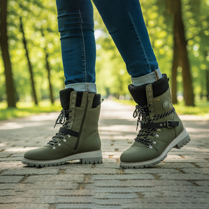 Sara - Lace-Up Winter Boots