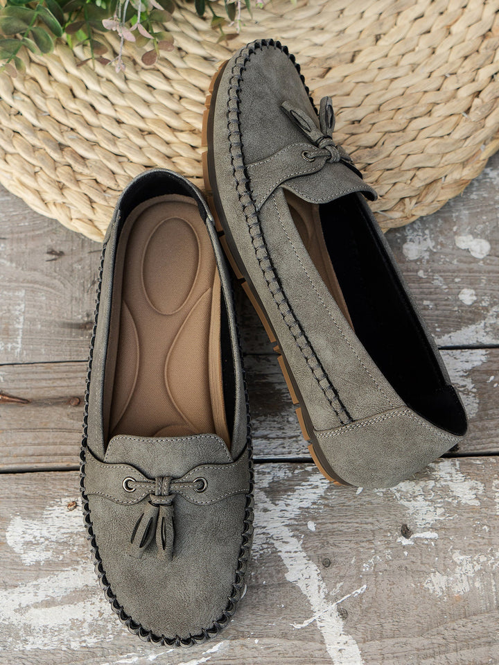 Reagan - Classic Bow Loafers