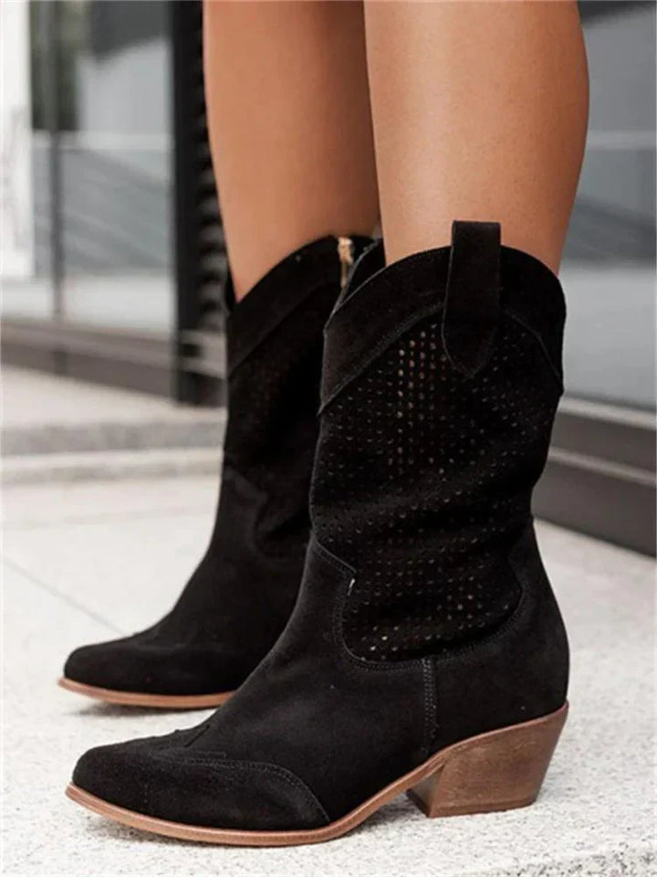 Eileen - Western Ankle Boots