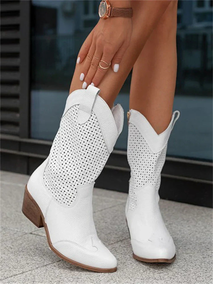 Eileen - Western Ankle Boots