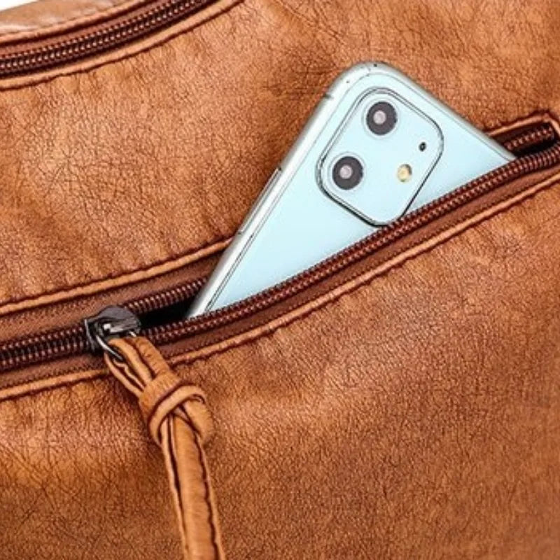 Harlow - Vegan Leather Crossbody Shoulder Bag