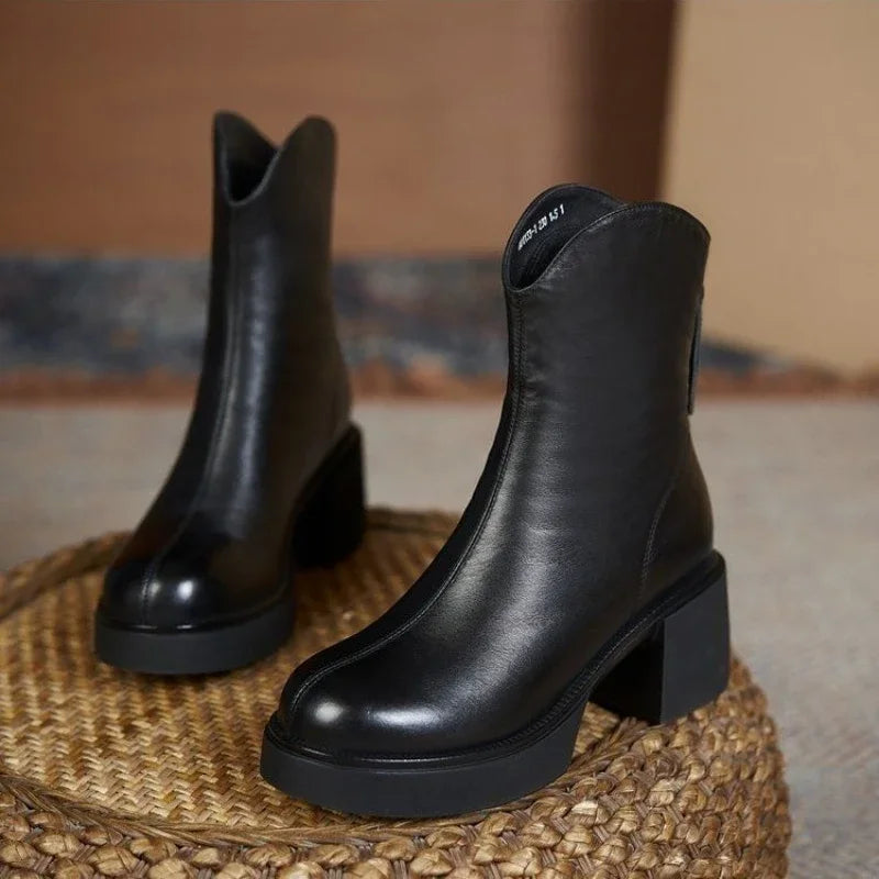 Audrey - Vegan Leather Chelsea Boots