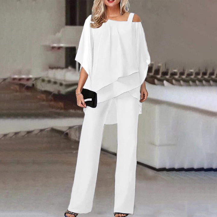 Amira Elegant Cold Shoulder Jumpsuit