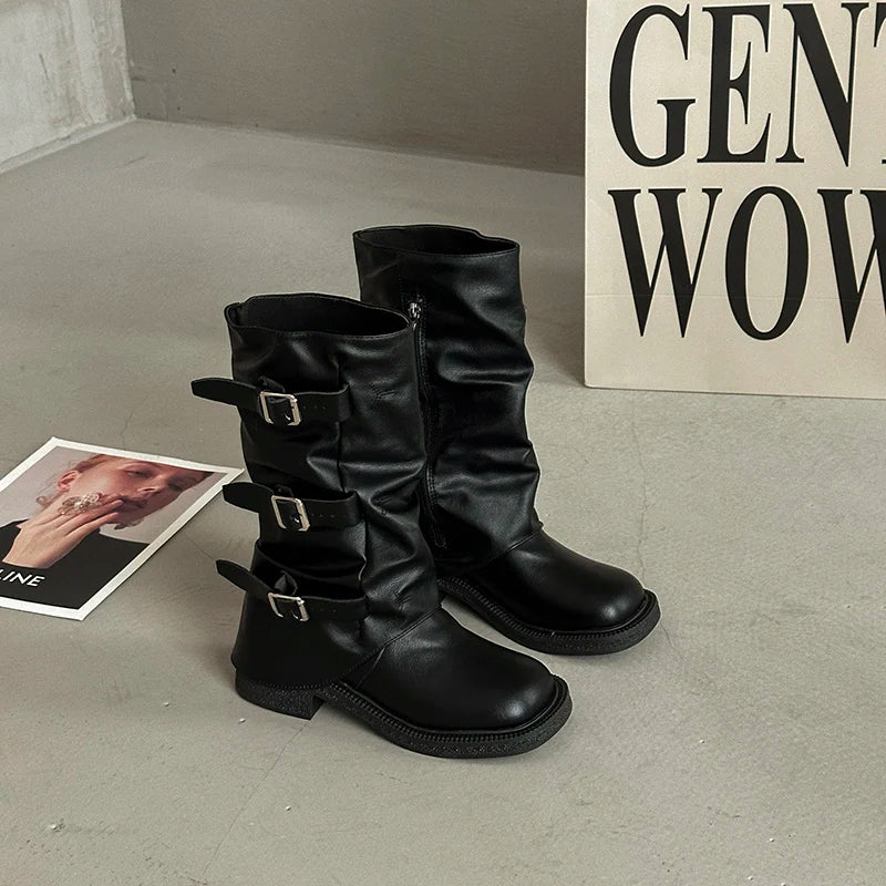 Charlotte - Vintage Knee-High Boots