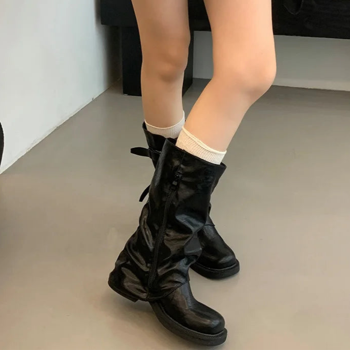 Charlotte - Vintage Knee-High Boots