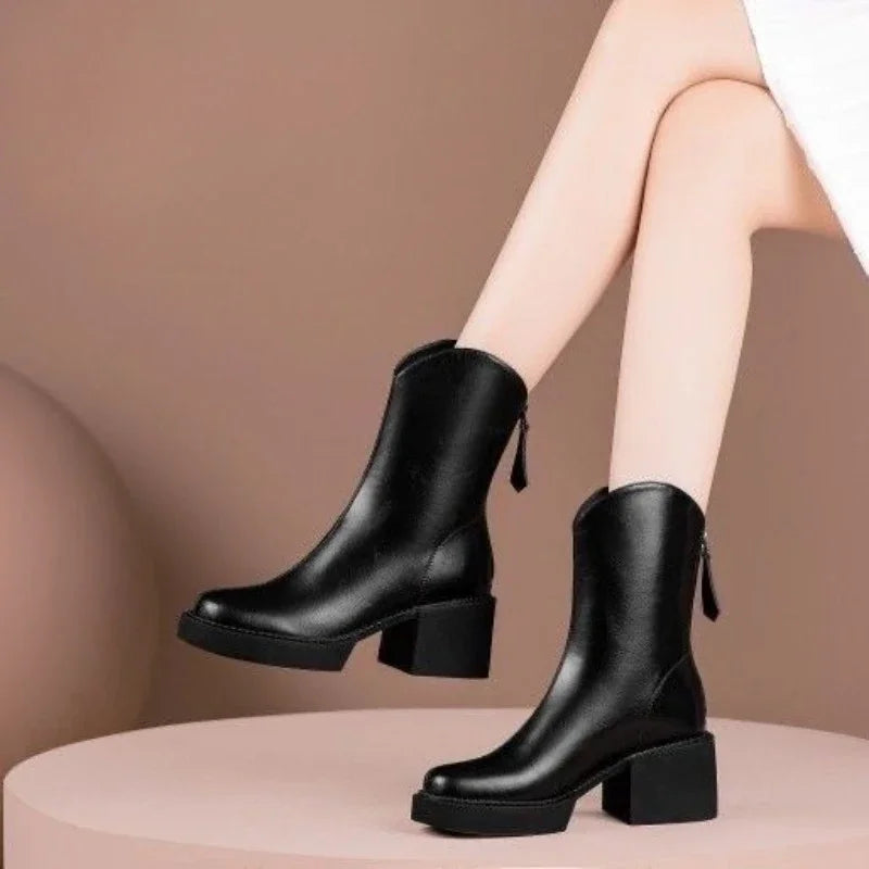 Audrey - Vegan Leather Chelsea Boots