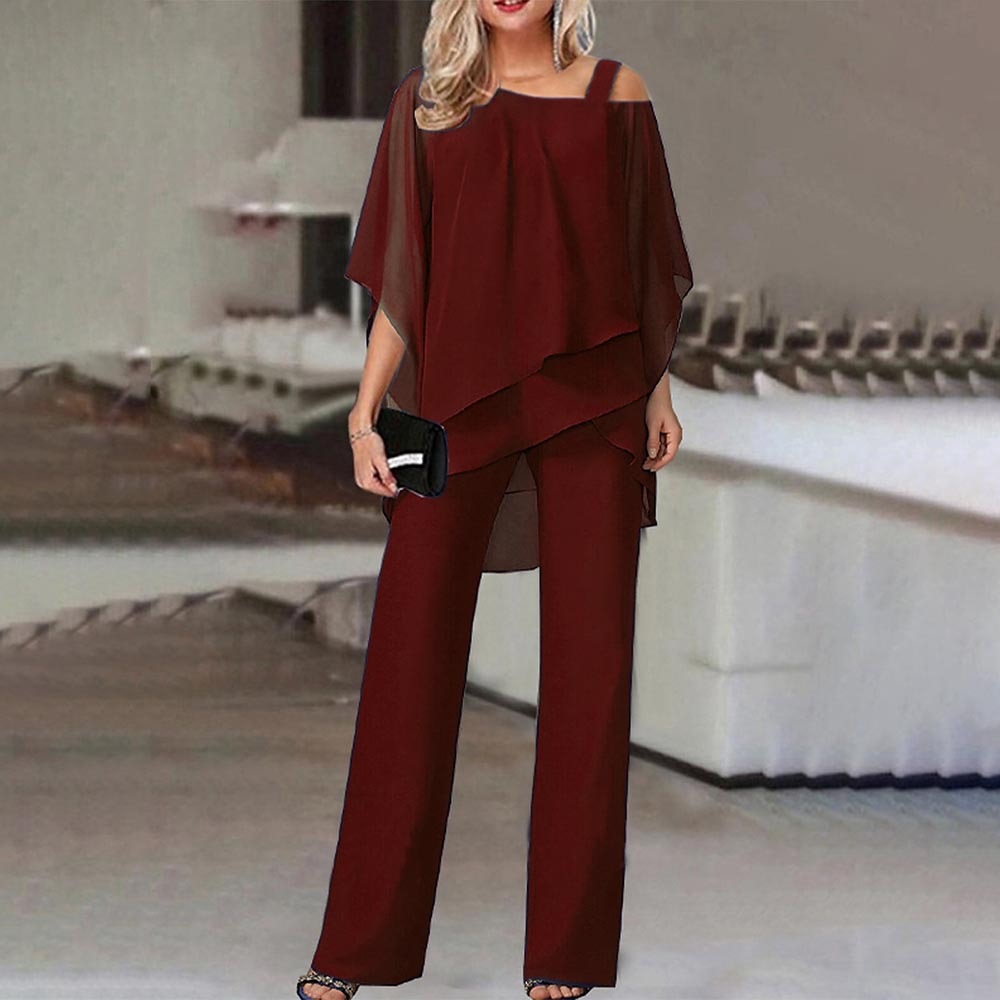 Amira Elegant Cold Shoulder Jumpsuit