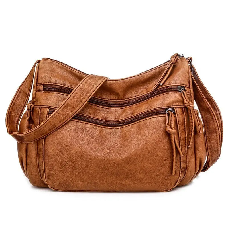Harlow - Vegan Leather Crossbody Shoulder Bag