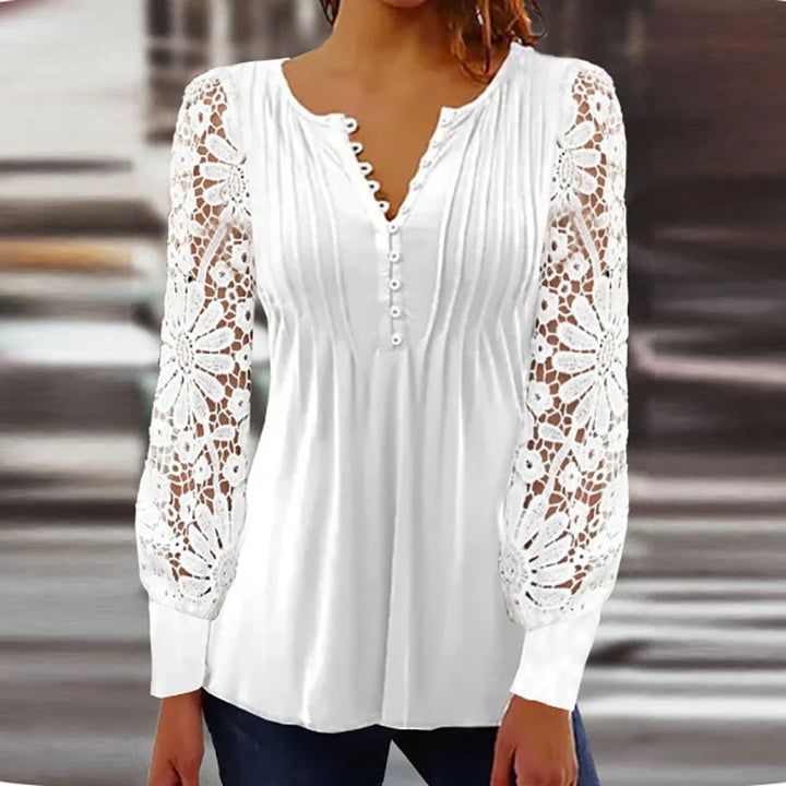 Ella - Lace Sleeve Blouse
