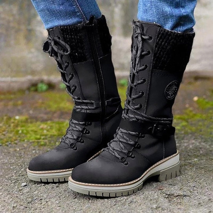 Sara - Lace-Up Winter Boots