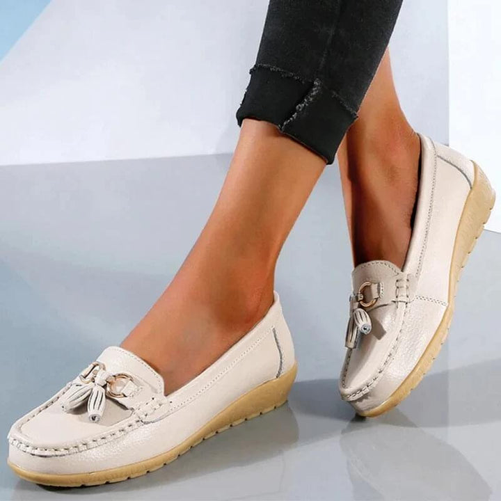 Anja - Classic Leather Loafers