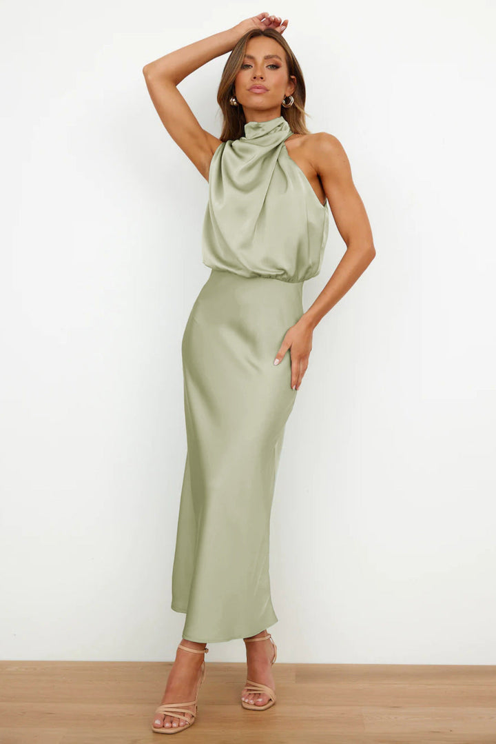 Diane - Satin Maxi Dress