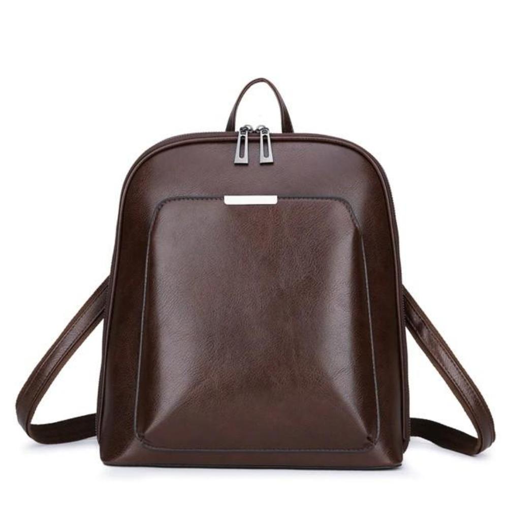 Amanda - Faux Leather Backpack