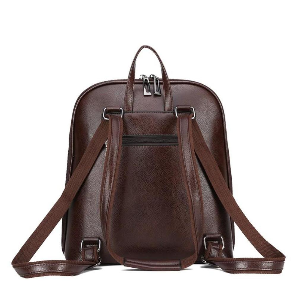 Amanda - Faux Leather Backpack