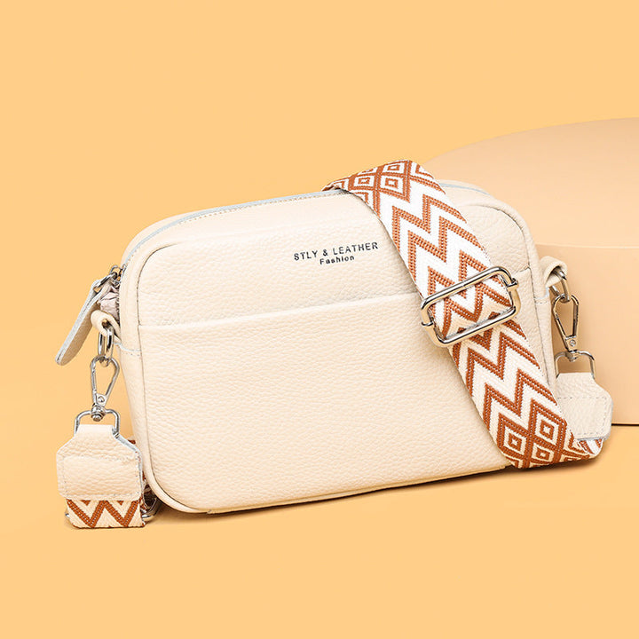 Stella - Pebbled Leather Crossbody Bag