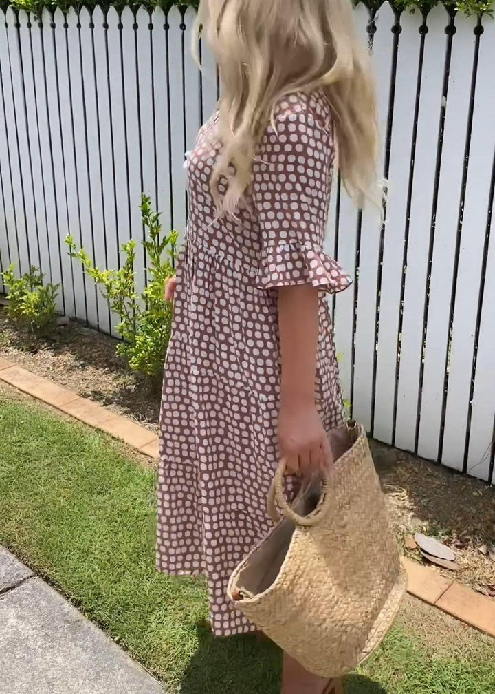 Helen - Tiered Midi Dress