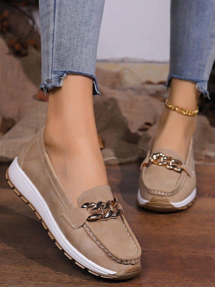 Ellie - Flat Buckle Loafers