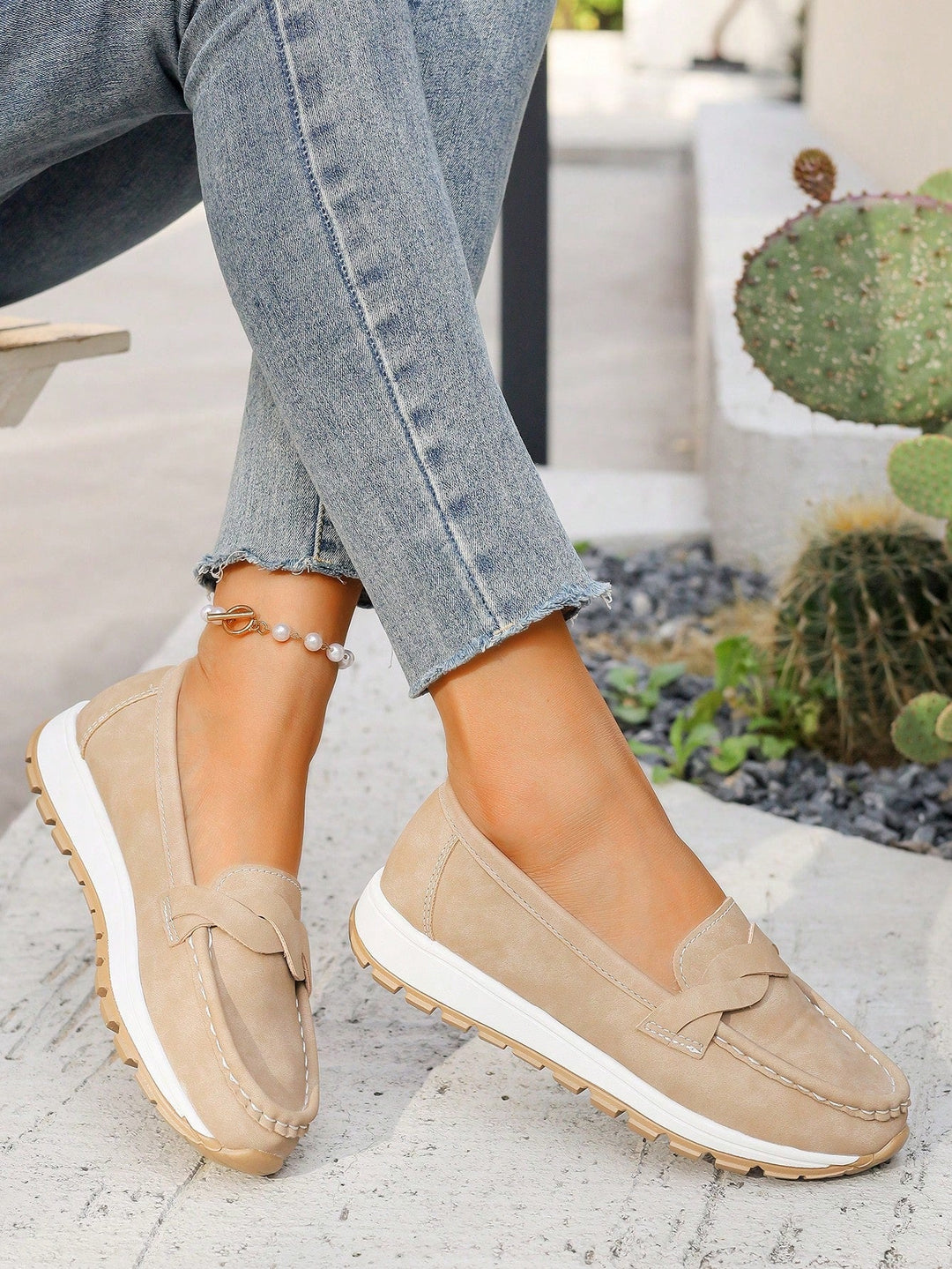 Ellie - Flat Buckle Loafers