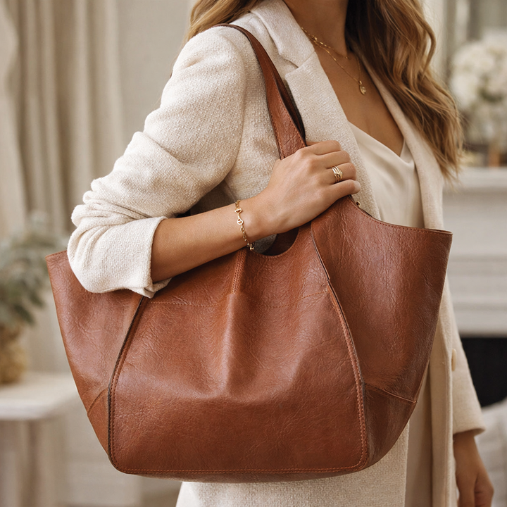 Janet - Vegan Leather Tote Bag