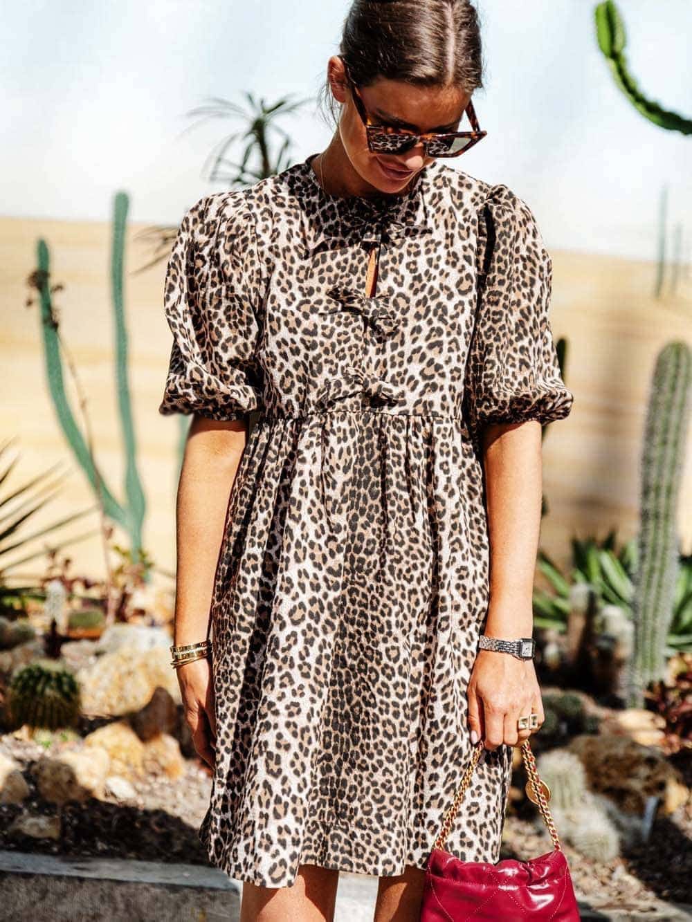 Aubrey - Leopard Print Dress
