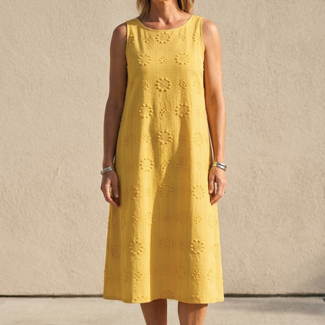 Olivia – Printed Midi Dress