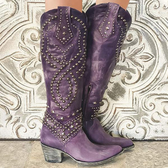 Ornella | Women’s Western-Inspired Knee-High Boots main image 0