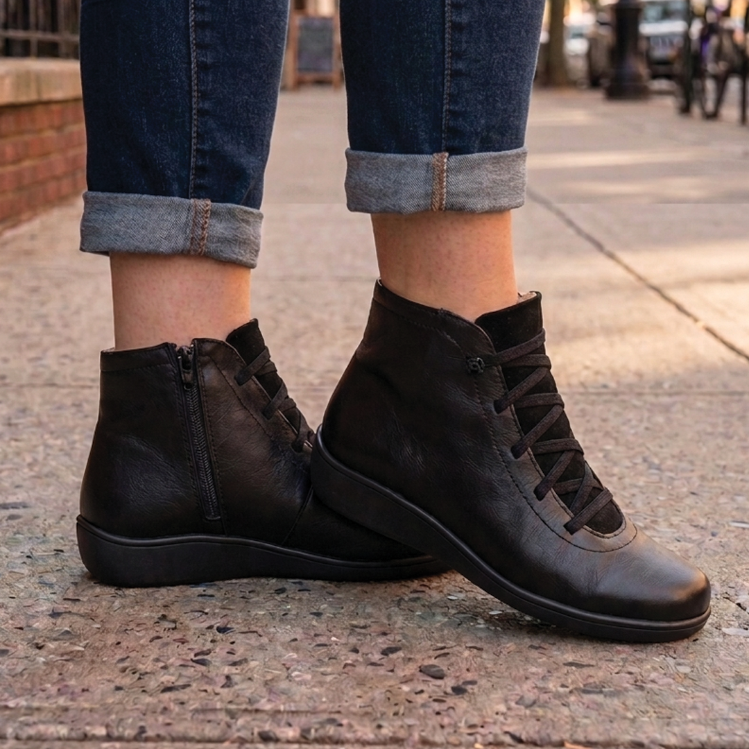 Easton - Leather Ankle Boots
