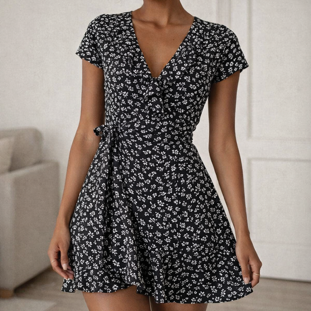 Chloe - Floral Wrap Dress