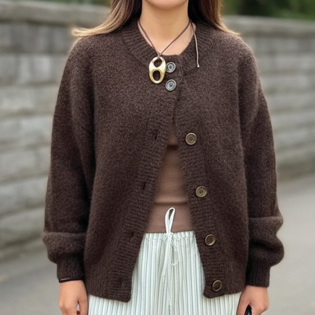Amy - Button-Up Cardigan
