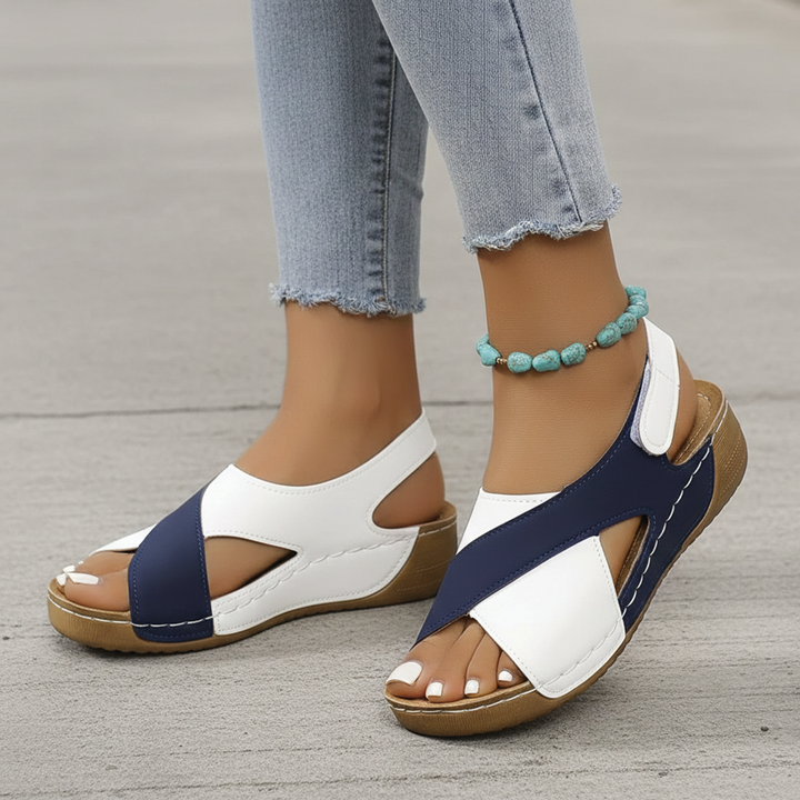 Angela - Crisscross Slingback Sandals