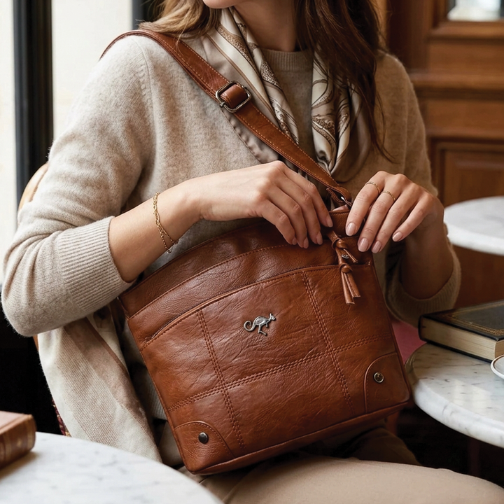 Carolyn - Vegan Leather Crossbody Bag