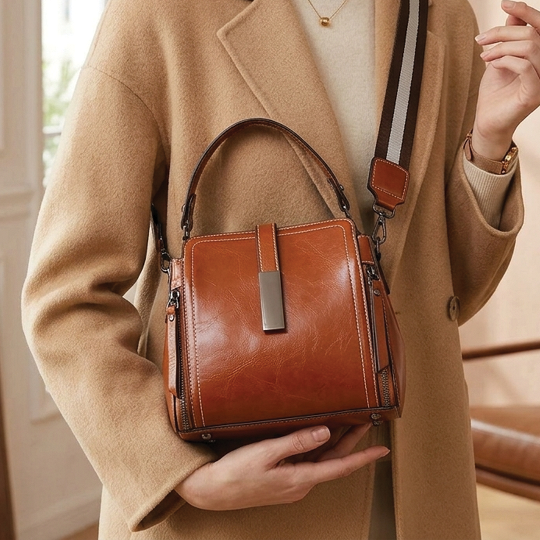 Ellen - Structured Satchel Handbag