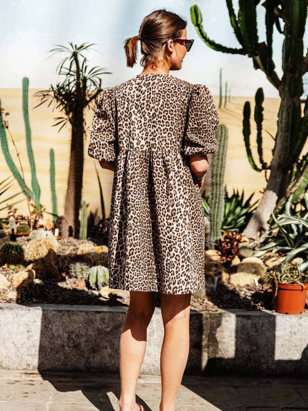 Aubrey - Leopard Print Dress