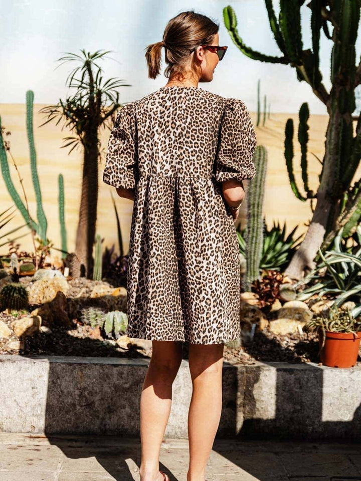 Aubrey - Leopard Print Dress