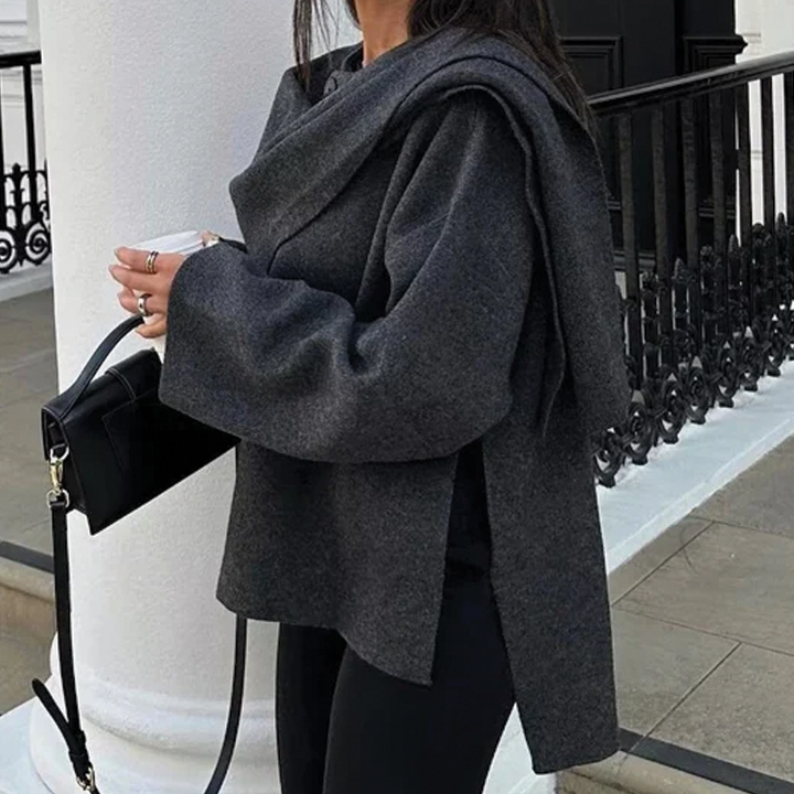 Alaia - Asymmetrical Winter Coat