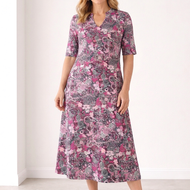 Lori - Button Midi Dress