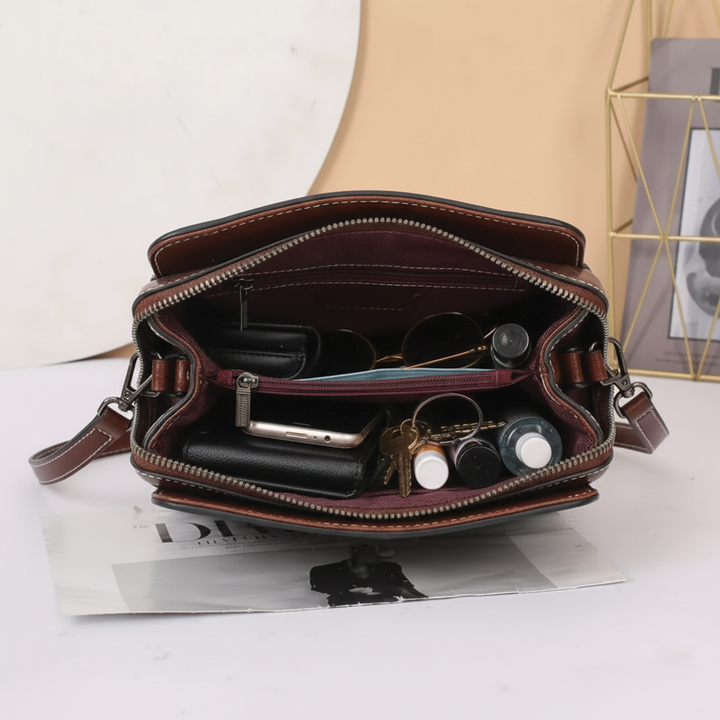 Ellen - Structured Satchel Handbag