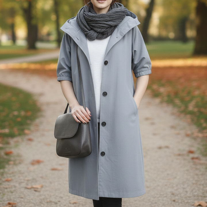 Anna - Hooded Trench Coat
