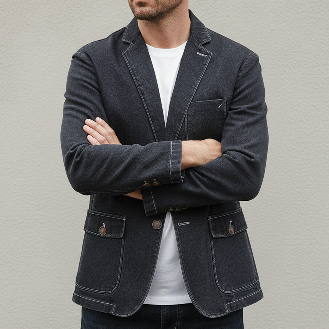 Axel - Casual Denim Blazer
