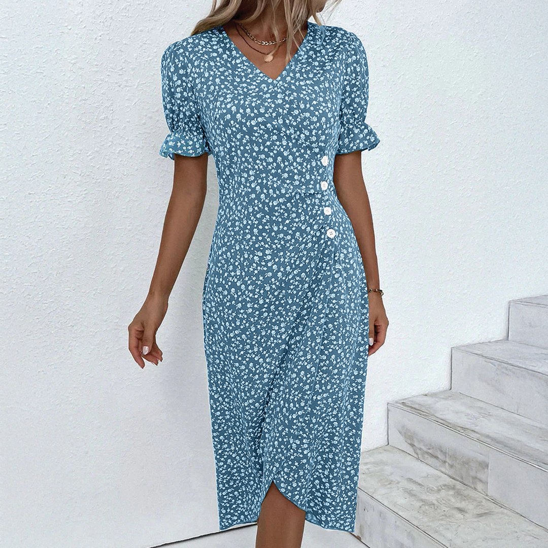 Evelyn - Wrap Midi Dress