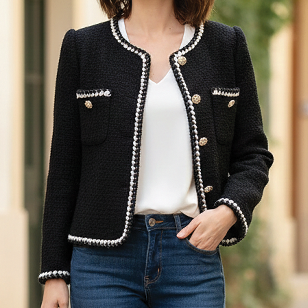 Allison - Vintage Style Tweed Blazer