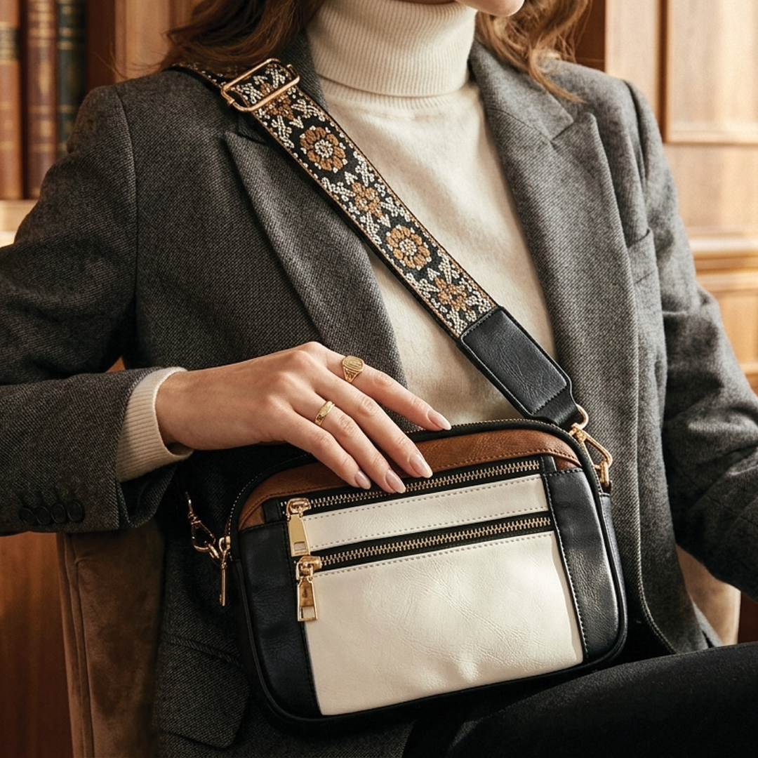 Christine - Vegan Leather Crossbody Shoulder Bag